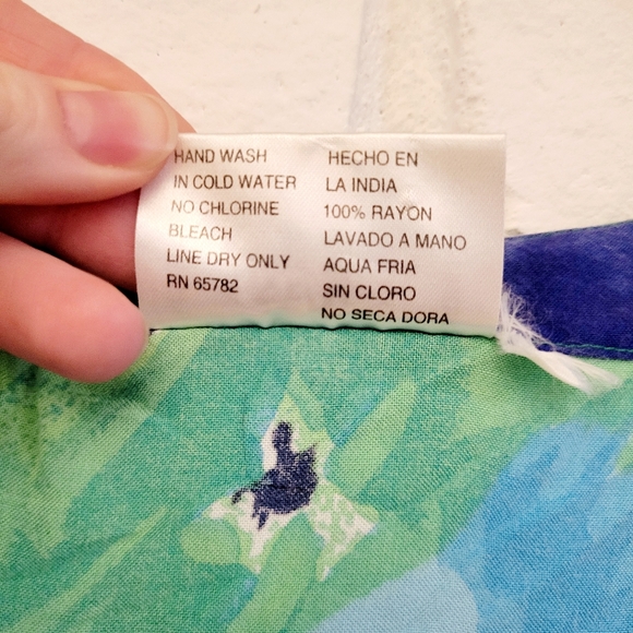 Peppermint Bay Size Small Women's Tropical Print Swimsuit Cover Up - Picture 4 of 7